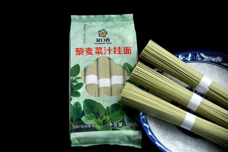 Dried Noodles With Quinoa Greens Juice factory