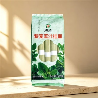 Dried Noodles with Quinoa Greens Juice